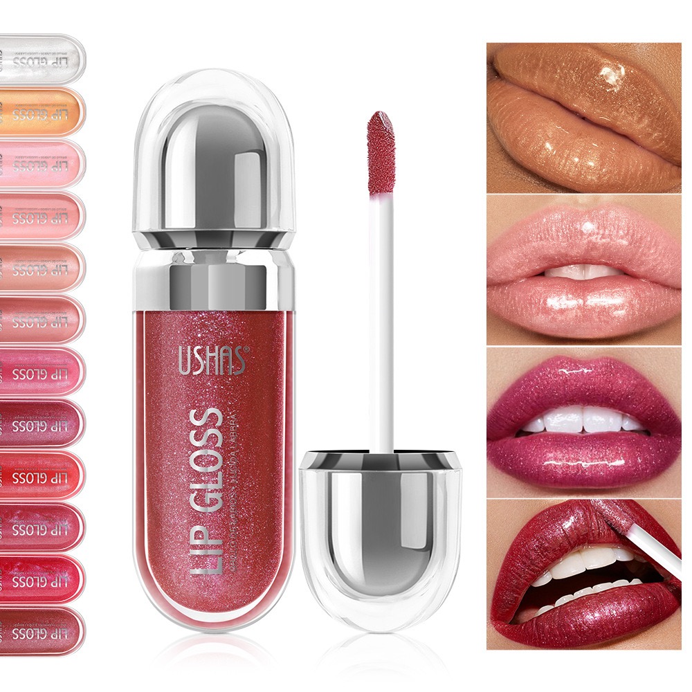 Pearlescent lip gloss collection