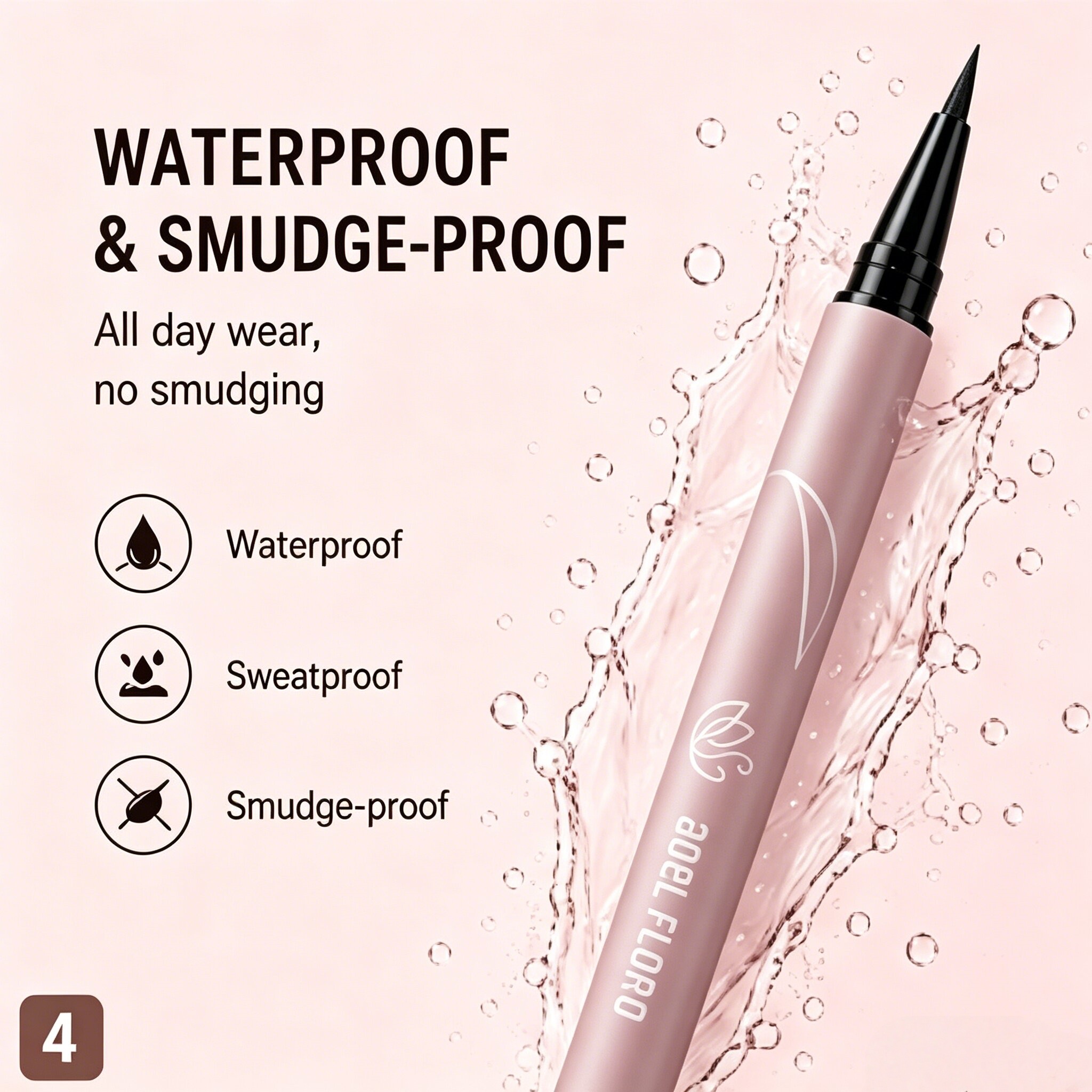 Adel Floro silver eyeliner