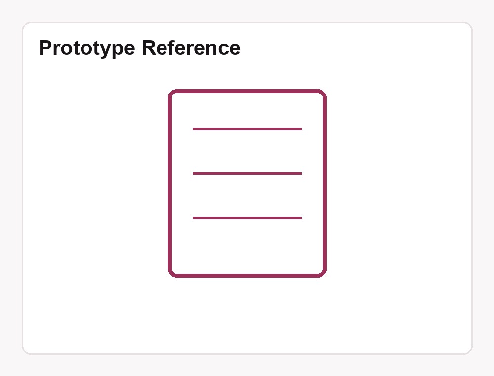 General prototype reference icon
